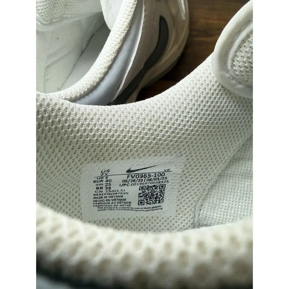 Nike Dunk Low GS “Reflective Swoosh White” Grey Sneakers FV0365 100 Size 7Y